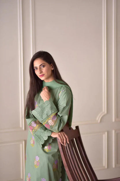 BLOSSOM LUXURY 3PC - Stylosefashion
