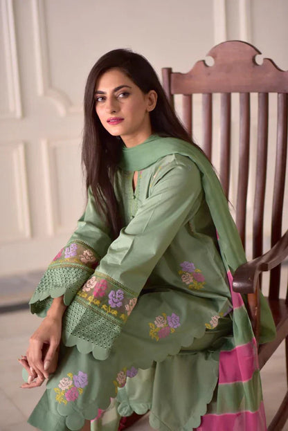 BLOSSOM LUXURY 3PC - Stylosefashion