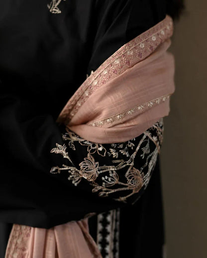 ZAIB LUXURY CO-ORD SET WITH PLAZO - Stylosefashion