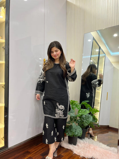 ZAIB LUXURY CO-ORD SET - Stylosefashion
