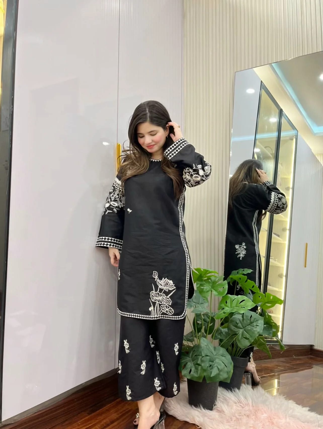 ZAIB LUXURY CO-ORD SET - Stylosefashion