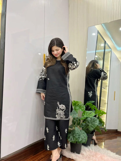 ZAIB LUXURY CO-ORD SET - Stylosefashion