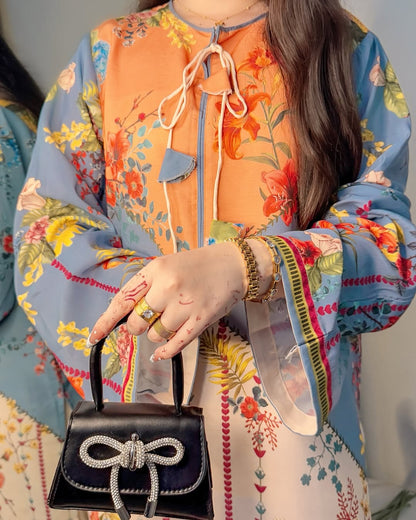 Azmin Lawn Digital Printed 2pc - Stylosefashion