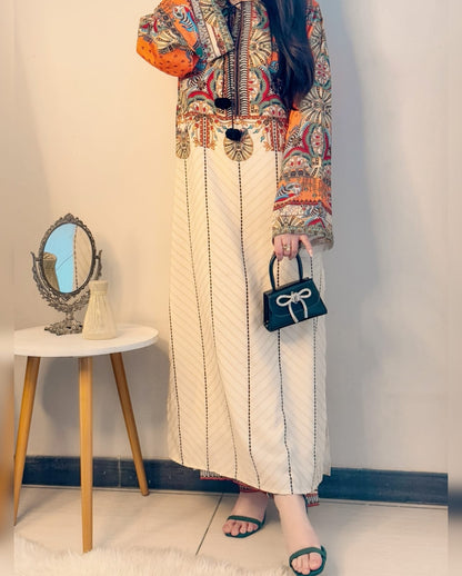 HIRA – Digital Print Stitched 2-Piece - Stylosefashion