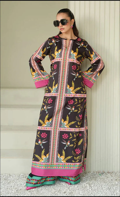 GUL BAHAAR CORD SET 2PC - Stylosefashion
