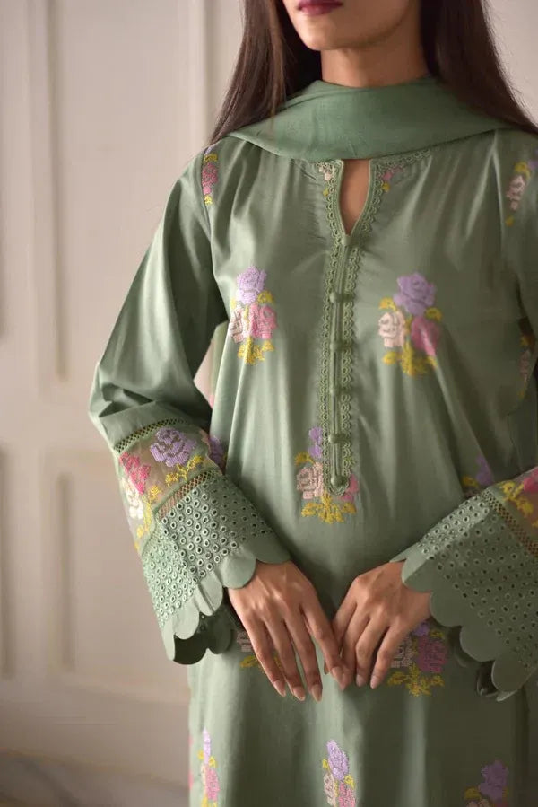 BLOSSOM LUXURY 3PC - Stylosefashion