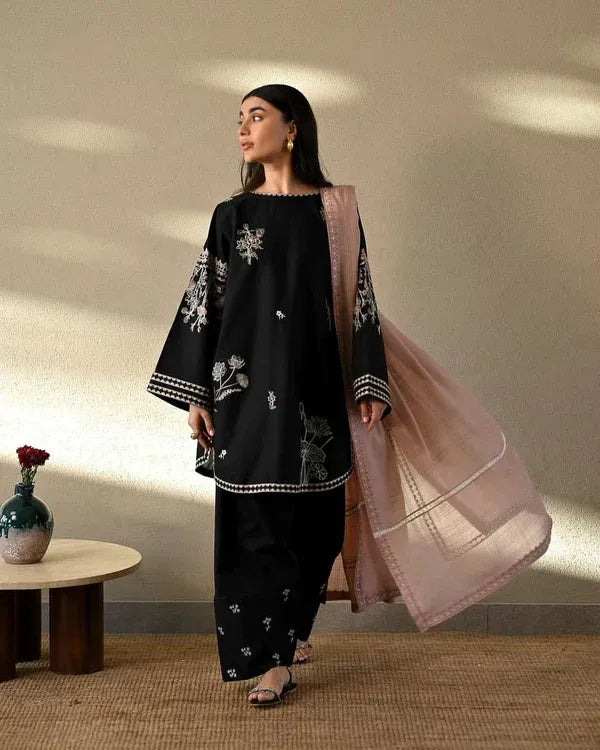 ZAIB LUXURY CO-ORD SET - Stylosefashion
