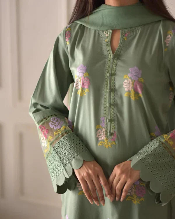 BLOSSOM LUXURY 3PC - Stylosefashion