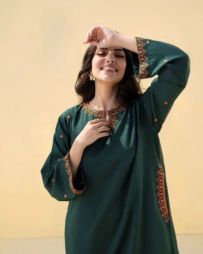 GRACE EMB 2-Piece - Stylosefashion