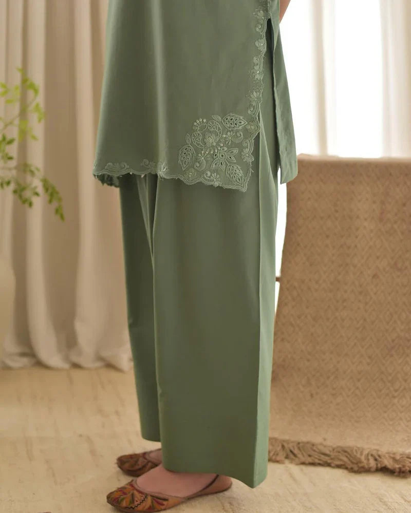 AIRA 3PC ( FARSHI SHALWAR ) - Stylosefashion