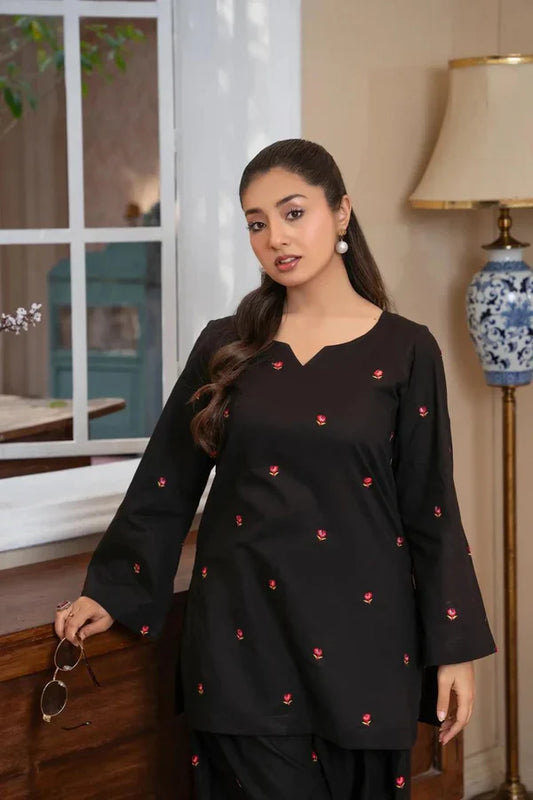 LINA LAWN 2PC ( FARSHI SHALWAR ) - Stylosefashion